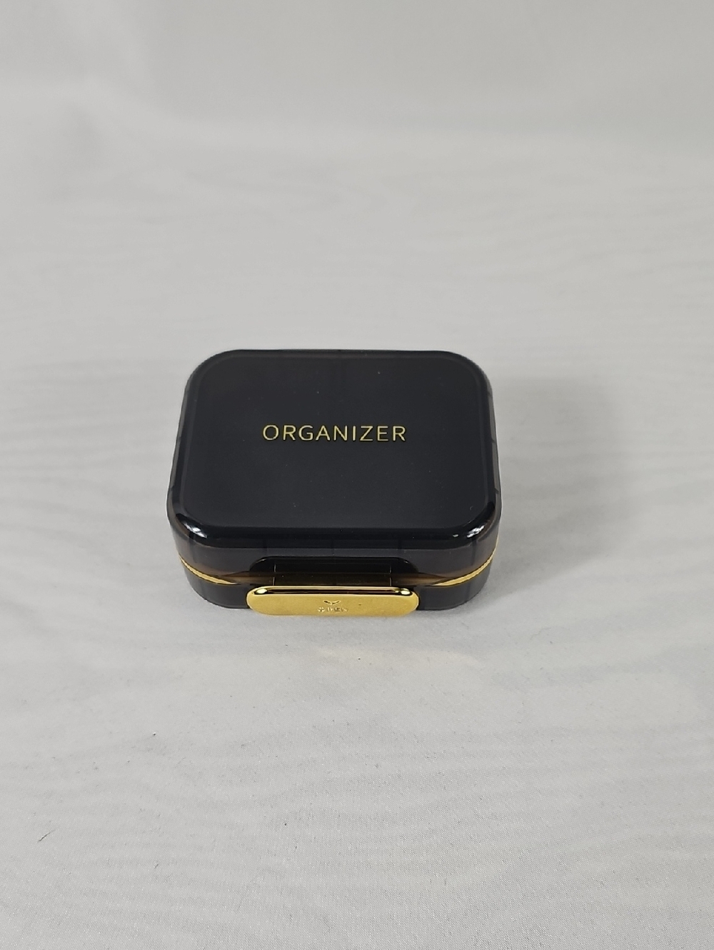 Free Add-On Item- Black & Gold Organizer Storage Box - Compact Home Organizer